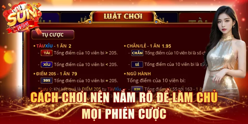 Cách chơi nên nắm rõ để làm chủ mọi phiên cược