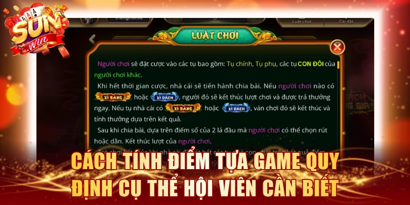 Cách tính điểm tựa game quy định cụ thể hội viên cần biết